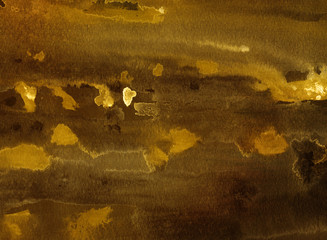 Gold watercolor background