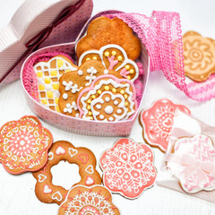 heart shaped cookies