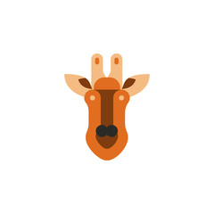 giraffe, Africa, animal icon. Element of color African safari icon. Premium quality graphic design icon. Signs and symbols collection icon for websites, web design