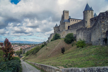 Fototapeta na wymiar Carcassonne view