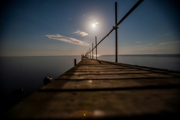 Obraz premium pier at sunset
