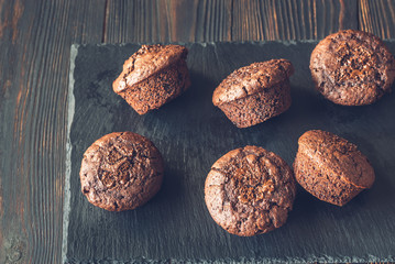 Chocolate muffins - Powered by Adobe
