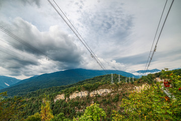 Mountain landscape. Sunny day.