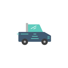 pickup truck,  transportation, vehicle icon. Element of color African safari icon. Premium quality graphic design icon. Signs and symbols collection icon for websites, web design
