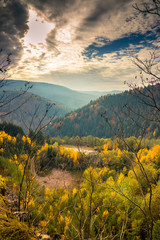 Obraz premium Ausblick ins Tal