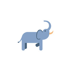 elephant, mammal, zoo icon. Element of color African safari icon. Premium quality graphic design icon. Signs and symbols collection icon for websites, web design