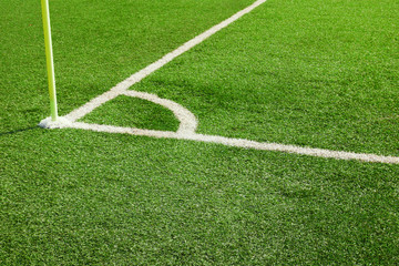 Obraz premium サッカー（フットボール）のコーナー