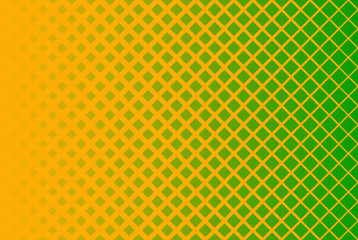 Horizontal gradient halftone background with square. Pop art style. Design elements for presentation, web banner.