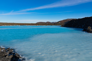 Fototapeta na wymiar Blaue Lagune, Island