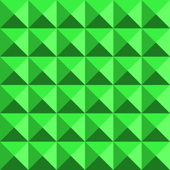 Green 3d structure abstract 80s seamless pattern