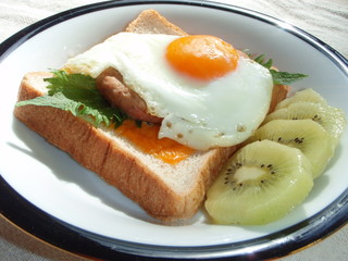 これは外連味のないオープンサンドだ