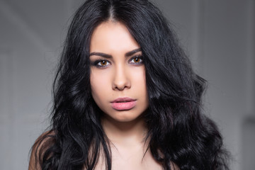 Fototapeta premium Playful young brunette
