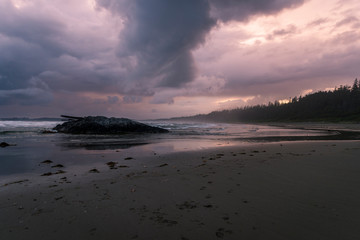 Obraz premium sunset over the sea