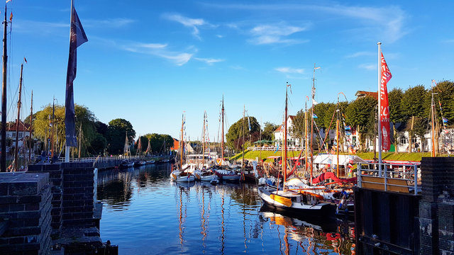 Museumshafen von Carolinensiel an der Nordsee