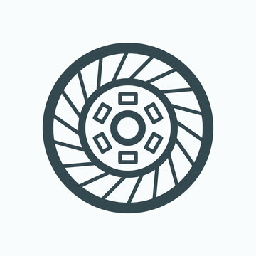 Car Clutch Vector Icon