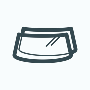 recommend clip art: Car windshield vector icon