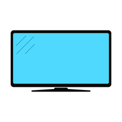 Monitor icon, modern tv icon