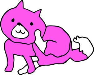 Pop Poor hand-painted cute dog illustration