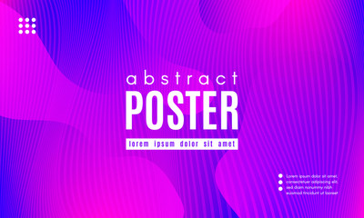 Wave Abstract Background with Color Fluid Shapes.