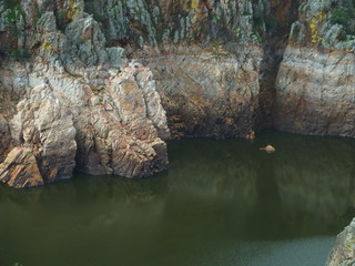 Rock and river