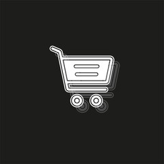 Simple Shopping Cart Vector Icon