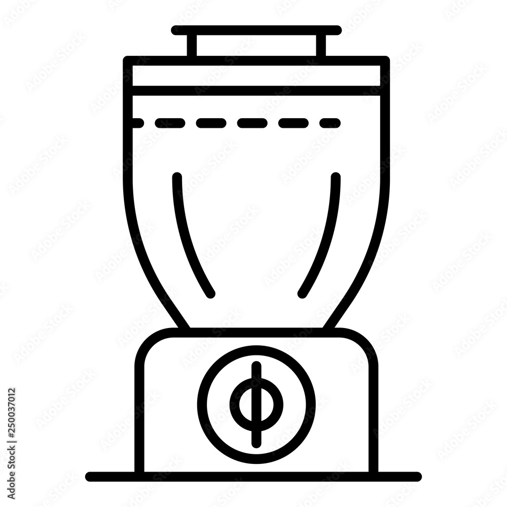 Poster smoothie blender icon. outline smoothie blender vector icon for web design isolated on white backgro