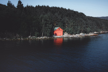 house on the lake