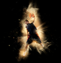 Man basketball player