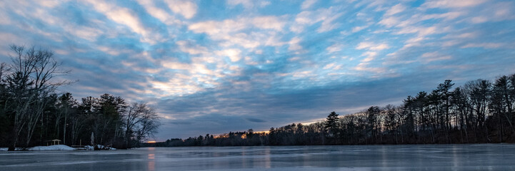 Fototapeta premium Panorama Sunset