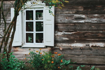 window of an old house
