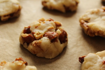 手作りキャラメルナッツクッキー