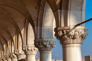 carnival venice historic city with its canals © francescodemarco