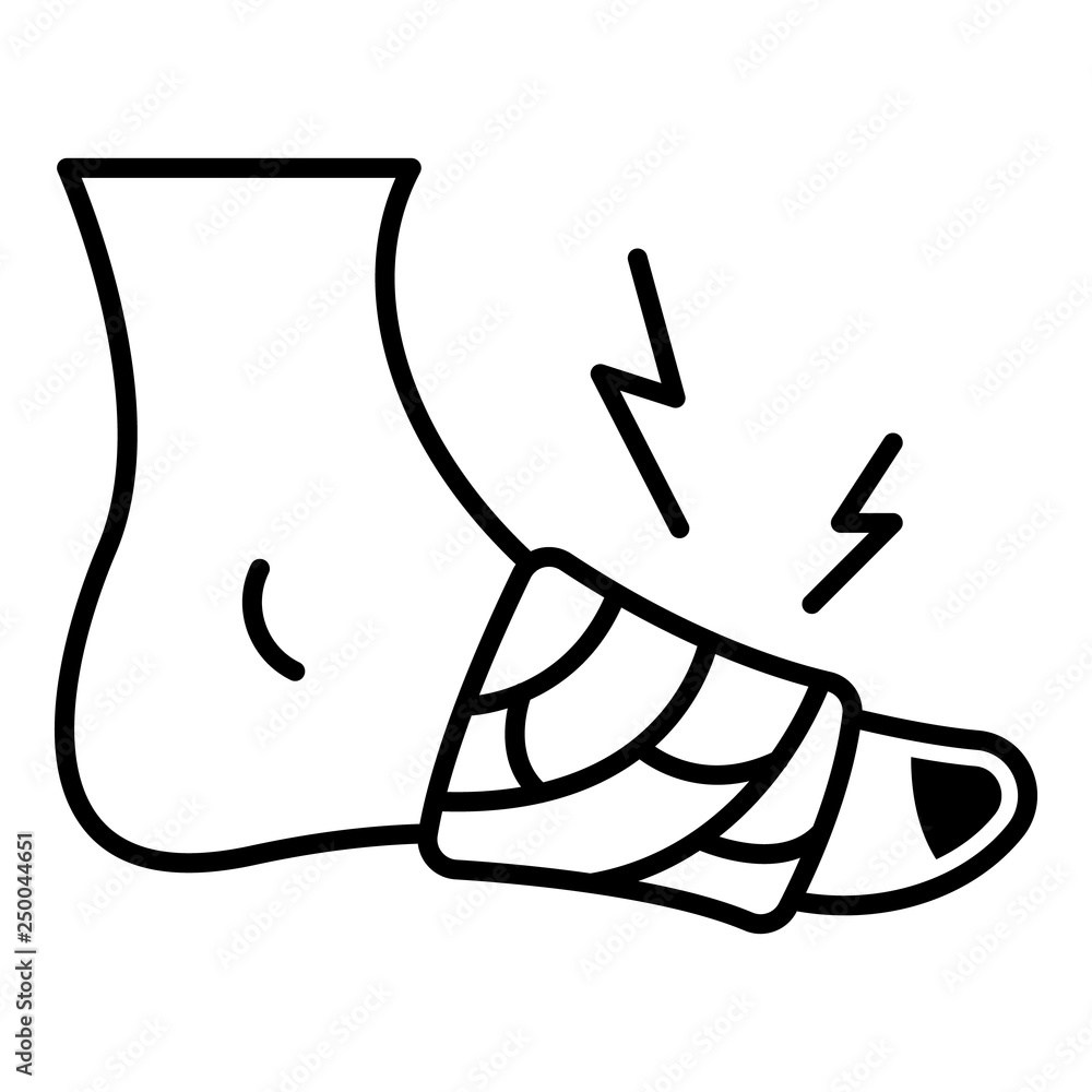 Poster frostbite finger icon. outline frostbite finger vector icon for web design isolated on white backgro