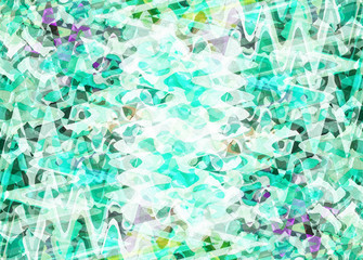 abstract green  watercolor  design background