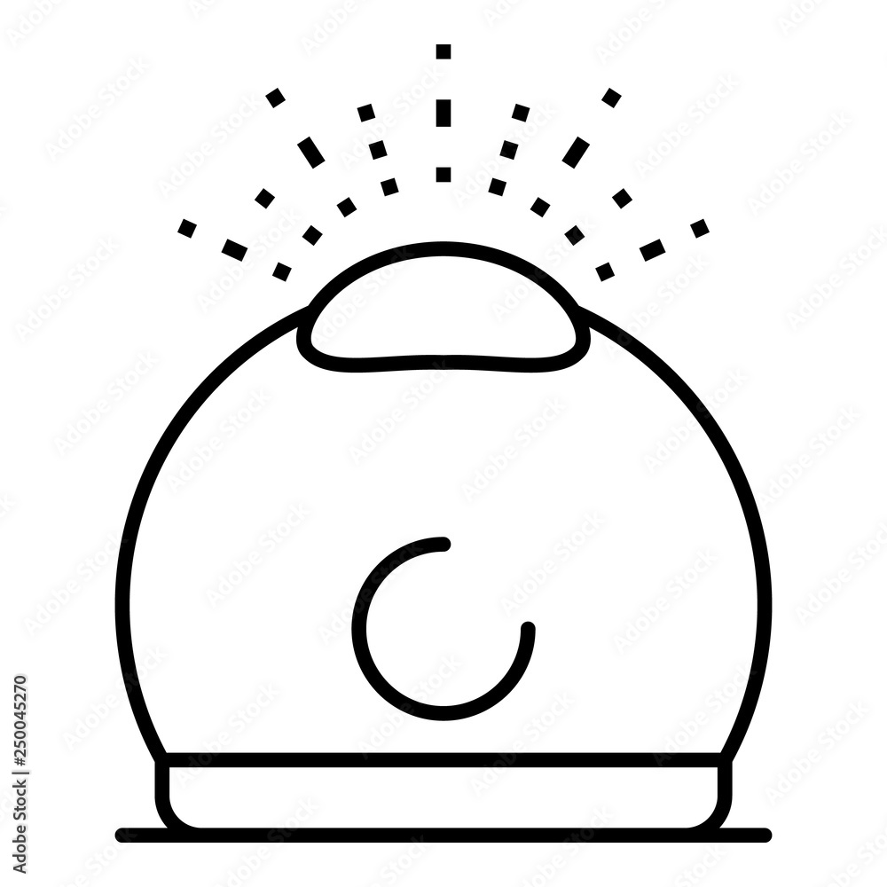 Poster humidifier aromatherapy icon. outline humidifier aromatherapy vector icon for web design isolated on