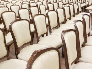 rows of chairs