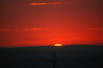 Fototapeta na wymiar sunset and sky