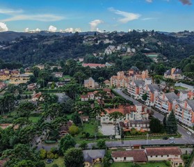 Fototapeta premium vista aérea de Campos do Jordão