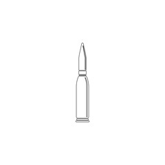 bullet. flat vector icon