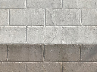 old weathered color dirty cement brick block wall texture surface background.