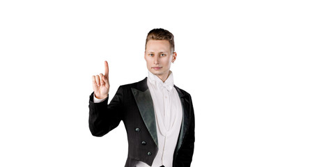 handsome man portrait of a young actor