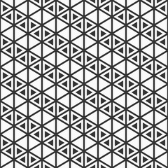 Vector seamless pattern of triangles.