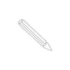Pencil. flat vector icon