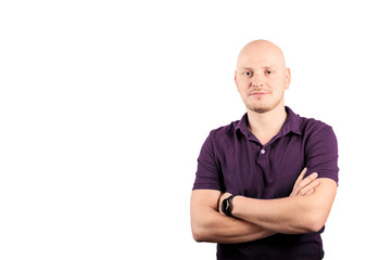 Obraz premium Young adult looking at camera with smiling and proud expression