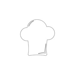 Chef Cap. flat vector icon