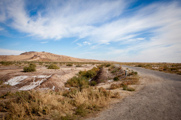 Road to Ayaz-Kala Fortress