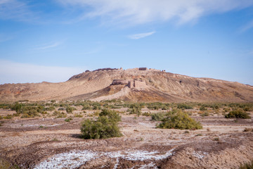 Road to Ayaz-Kala Fortress