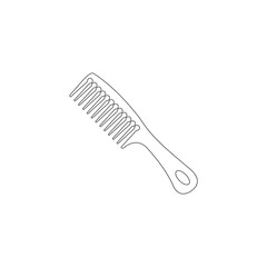 Hair comb. flat vector icon