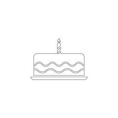 cake flat icon