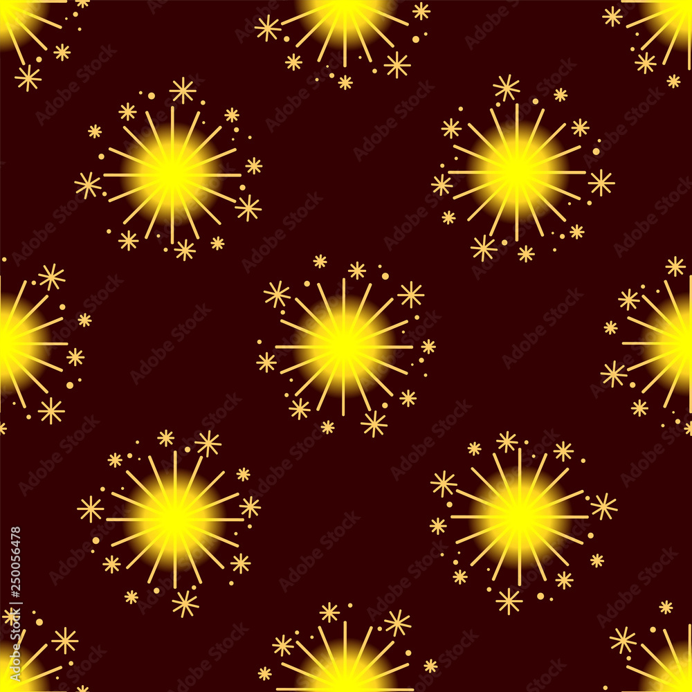 Wall mural sparkle pattern